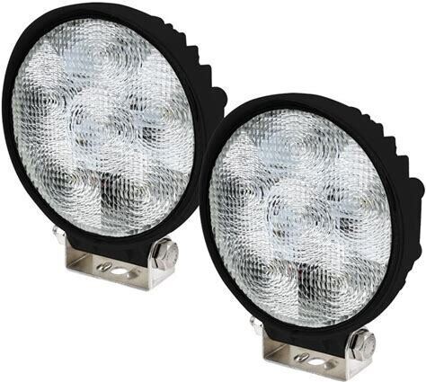 Off-Road LED Work Light / LED Driving Light - 4.5&quot; Round - 18W - 1,800 Lumens - 30 Degree - 2-Pack