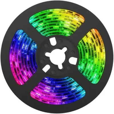 Xtreme Cables Sound-Activated LED Light Strip &amp; Remote Control