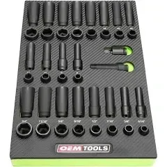 OEM TOOLS  IMPACT SOCKET SET