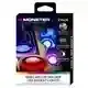 Monster LED Cup Holder Lights with Smart Sensor and Micro USB, Multi-Color, 2 Pack
