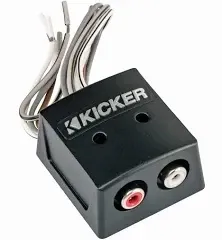 KICKER 46KISLOC KISLOC 2 Ch Speaker Wire-to-RCA Converter w/ LOC For OEM Radios