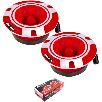 Genius Audio
GPRO-T06 1", 35 Watts RMS - 150 Watts Max, Pro Audio Super Tweeter Speaker, Aluminum Diaphragm Car Audio Speaker, Ferrite Y25 Magnet, 4 Ohms (2 Speakers) Genius Audio
GPRO-T06 1", 35 Watts RMS - 150 Watts Max, Pro Audio Super Tweeter Speaker, Aluminum Diaphragm Car Audio Speaker, Ferrite Y25 Magnet, 4 Ohms (2 Speakers)