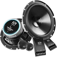 NVX   VSP65KIT 750W Peak (250W RMS) 6.5" V-Series 2-Way Component Speakers with 25mm Silk Dome Tweeters