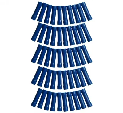 Harmony Audio HA-BC1416 Car Stereo Butt Connectors 14 to 16 Gauge Wire Blue Color