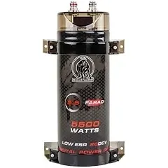 Bullz Audio 5.5 Farad Capacitor BCAP5.5 5500 Watts Power 12V Car Digital Power