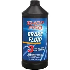 ShopPro DOT 3 Brake Fluid 32oz