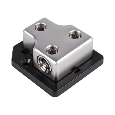SK-DIST-BLK3 | x1 1/0 or 4 Gauge to x2 1/0 or 4 Gauge Power Distribution Block