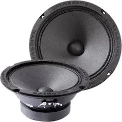 MASSIVE AUDIO  280W Max (70W RMS) 6.5" Pro Audio Midrange Component Car Speakers