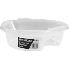 OEM TOOLS  4.5 LT OIL DRAIN PAN CLEAR W/ LEVEL SCALE