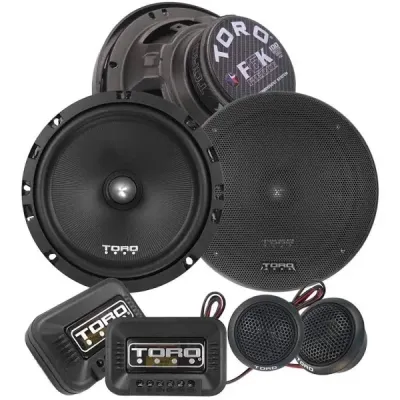 Toro Tech  
F6K | 6.5 Inch Component Car Speaker Set - 200 Watt MAX / 100 Watts RMS (PAIR)