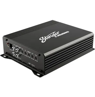 Stinger Audio MT7001 Monoblock Class D MOSFET Power Supply Amplifier with Remote Subwoofer Level Control,700 Watts RMS.