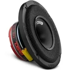 DS18 PRO-HY6MSL PRO 6.5" Shallow Hybrid Mid-Range Ferrite Loudspeaker with Built-in Neodymium Driver 300 Watts 8-Ohm - Grill Included