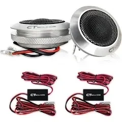 CT SOUNDS  MESO-25-TWT // 25mm 100 Watt Flush-Mount Premium Silk-Dome Tweeters, Pair