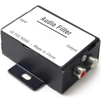 Car Audio Noise Isolator Filter Radio Noise Eliminator for Auto Truck Boat Speakers Amplifier Equalizer RCA Signal