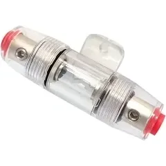 Apeixoto  40A Inline AGU Fuse Holder with 40 Amp Fuse and 8/10 Gauge AWG for Car Audio Protection 40A