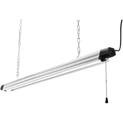 Braun 5500 Lumen, 4 ft. Linkable LED Hanging Shop Light