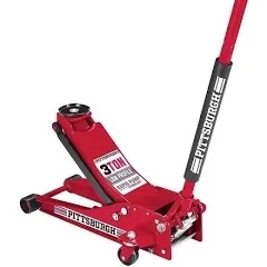 3 Ton Low-Profile Floor Jack with RAPID PUMP, Red
