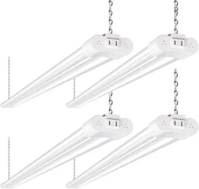 HYKOLITY 4 PACK 4FT LED SHOP LIGHT LINKABLE