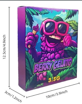 25 sets of 3.5g sealable set, cartoon style gift box, anti odor, heat sealable/reusable packaging, resealable inner liner.