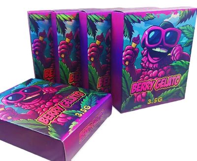 25 sets of 3.5g sealable set, cartoon style gift box, anti odor, heat sealable/reusable packaging, resealable inner liner.