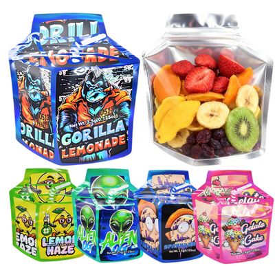 Reusable Zipper Sealed Bag, Waterproof and Tear Resistant, Design, Mixed Pattern (100)