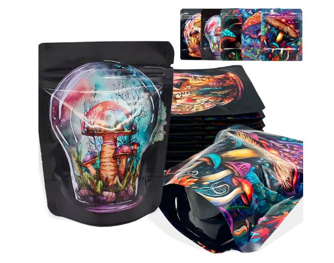 Standing Self Sealing Bag, Waterproof and Dustproof Mini Zipper Bag Randon Stlye 100