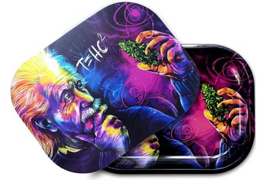 Small Metal Tray with Magnetic Lid, Decorative Tray