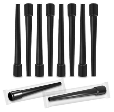 50 PCS Black Hookah Tips Disposable Shisha Hookah Mouth Tips Individual Wrapped Mouth Tips for Most Hookah Mouthpiece Handles Made of BPA-Free Plastic