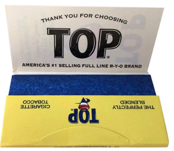 TOP Rolling Papers, 6 Pack Bundle, 600 Cigarette Paper Leaves Total