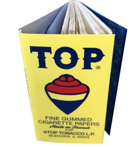 TOP Rolling Papers, 6 Pack Bundle, 600 Cigarette Paper Leaves Total
