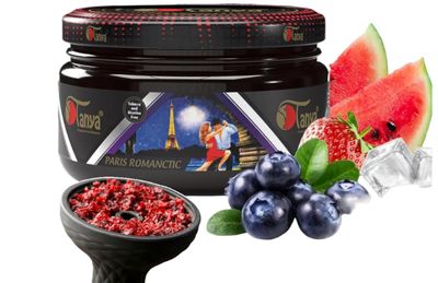 Tanya Herbal 100% Nicotine And Tobacco Free Shisha Hookah Flavors 250G Bag (Paris Romantic)
