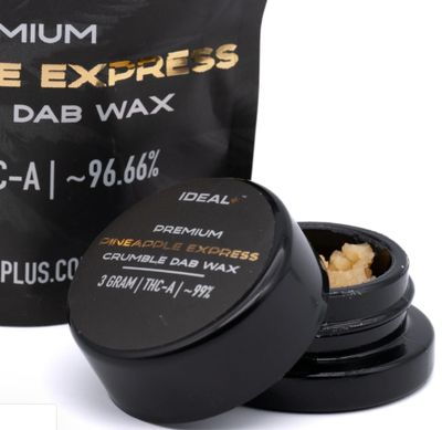 Pineapple Express 96.66% THCa Crumble Dab Wax 3g