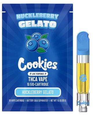 Cookies-Blueberry Gelato THC Blend Vape Cartridge – 1 Gram 510 Thread
