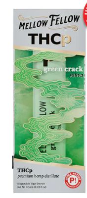 Mellow Fellow THCP .5g Dispo Green Crack
