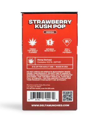 Strawberry Kush Pop 1g 5 Pack