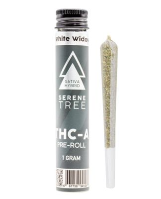 White Widow-Serene Tree THCA Pre-Rolls - 1 Gram Potency