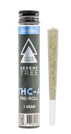 Cookies-Serene Tree THCA Pre-Rolls - 1 Gram Potency