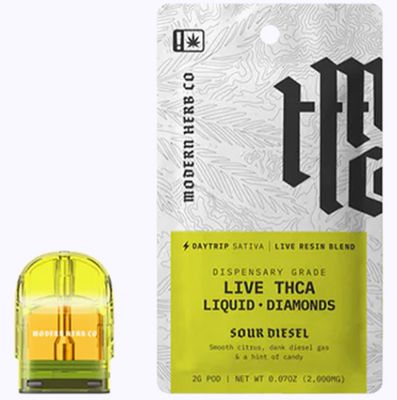 Sour Diesel-Modern Herb Co THCa Live Resin Liquid Diamonds Pod Refill | 2g