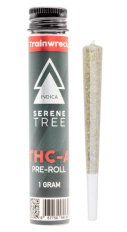 Trainwreck-Serene Tree THCA Pre-Rolls - 1 Gram Potency
