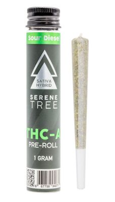 Sour Diesel-Serene Tree THCA Pre-Rolls - 1 Gram Potency