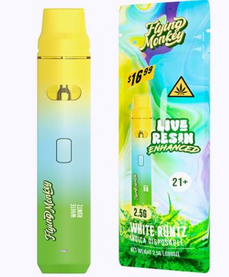 White Runtz-Flying Monkey Live Resin Blend Disposable | 2.5g