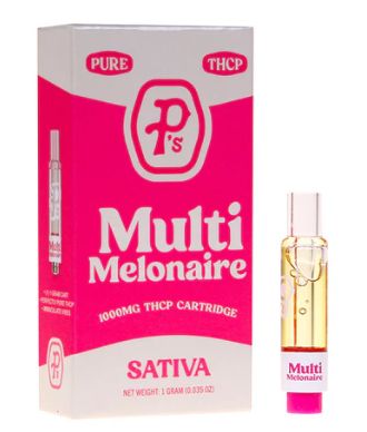 Multi Melonaire-Pushin Ps Pure THC-P Vape Cartridges | 1g