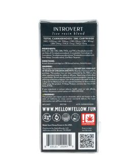 Mellow Fellow Introvert Blend Live Resin Vape Cartridge – AK47