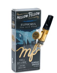 Mellow Fellow Euphoria Blend Live Resin Vape Cartridge – Sundae Driver