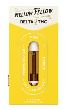 Delta 8 1ml Vape Cartridge - Pineapple Express (Hybrid)
