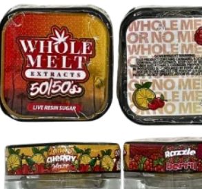 Whole Melt Extracts 50/50’s Live Resin Sugar “Lemon Cherry Haze” &amp; “Razzle Ber