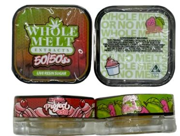Whole Melt Extracts 50/50’s Live Resin Sugar “Project 4516” &amp; “Sticky Guava”