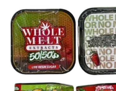 Whole Melt Extracts 50/50’s Live Resin Sugar “Citron Glue” &amp; “Strawberry Mojito”