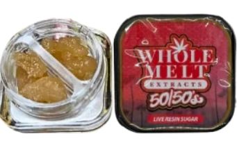 Whole Melt Extracts 50/50’s Live Resin Sugar “Grapefruit Romulan” &amp; “Roses Sorbet
