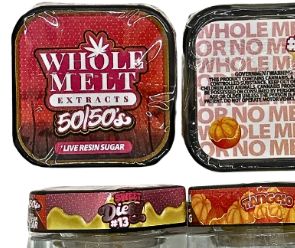 Whole Melt Extracts 50/50’s Live Resin Sugar “Sweet Diesel #13” &amp; “Tangelo”